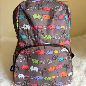 Foldable traveling elephant Backpack